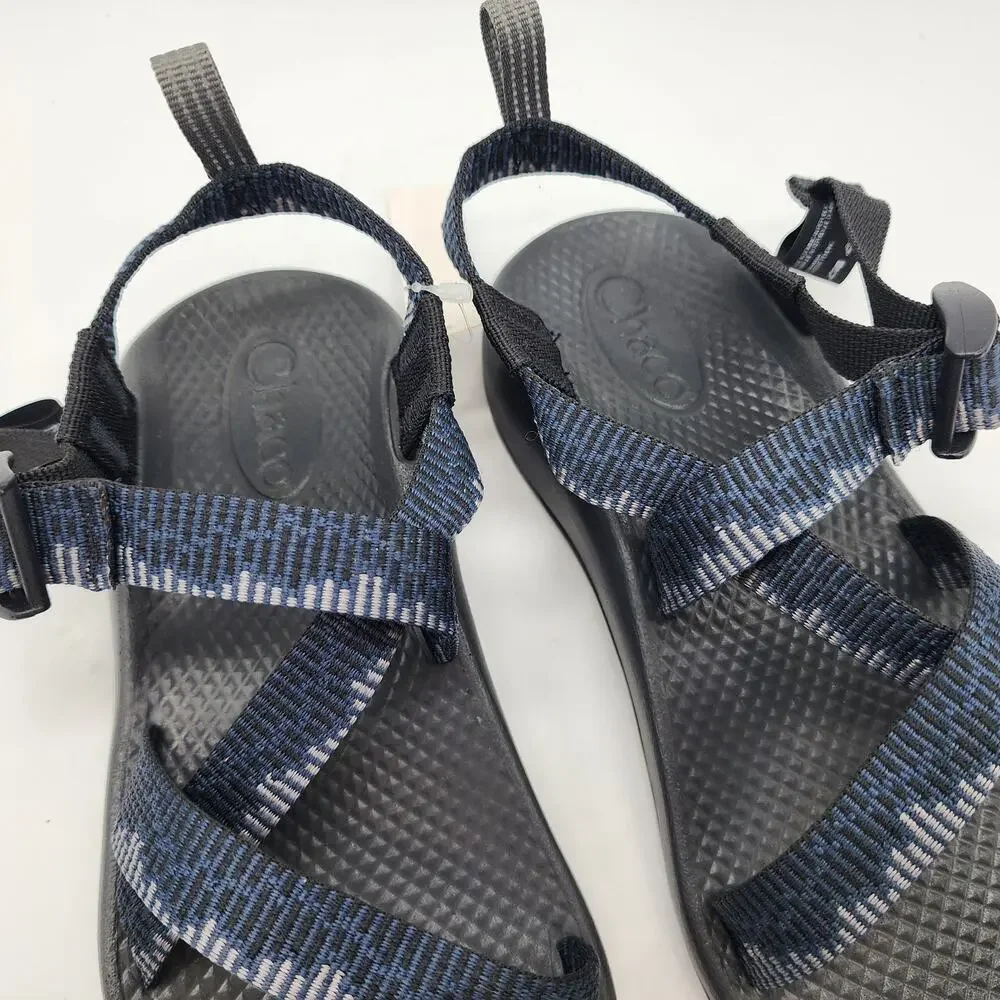 Chaco Kid's Z/1 Eco Tread Sandals Navy Blue Black Youth Size‎ 3 NWT